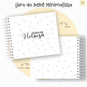 Livro do Bebê Minimalista| Arquivo Digital