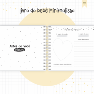 Livro do Bebê Minimalista| Arquivo Digital