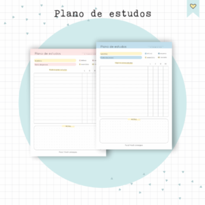 Plano de Estudos Diário | Arquivo Digital